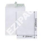 WINPAQ 8"x11" White Peel & Seal Pocket Envelope