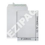 WINPAQ 9"x12.75" White Peel & Seal Window Pocket Envelope (C4)