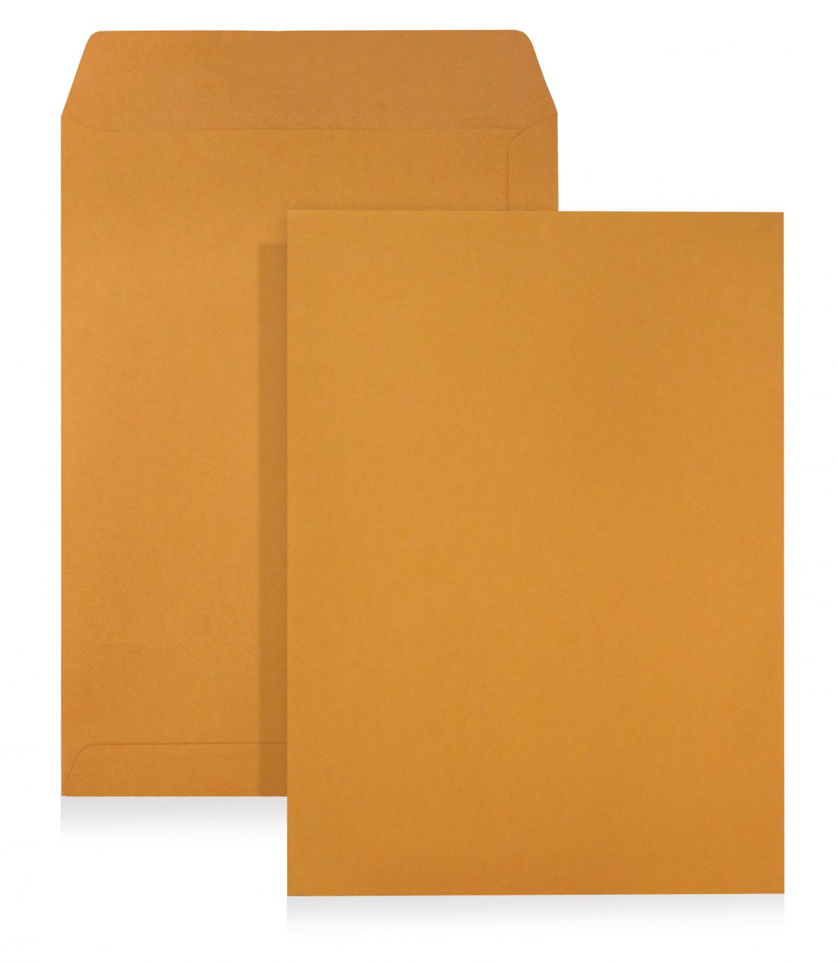 WINPAQ 10"x14" Gold Kraft Gummed Pocket Envelope