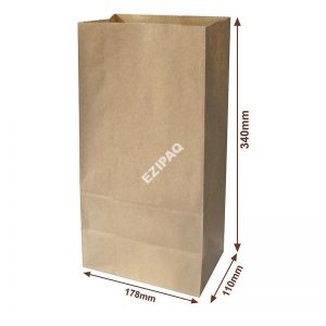 Packie Kraft Paper Bag 100pcs (M)