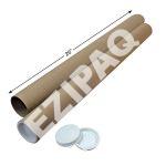 Kraft Mailing Tube 26" [Improved Design] 10pcs