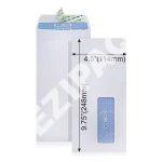 WINPAQ 4.5"x9.75" White Opaque Peel & Seal WINDOW Pocket Envelope (500pcs)
