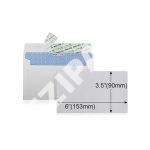 WINPAQ 6"x3.5" White Opaque Peel & Seal Pocket Envelope (1,000pcs)