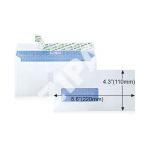WINPAQ 8.75"x4.375" White Opaque Peel & Seal WINDOW Wallet Envelope (DL)