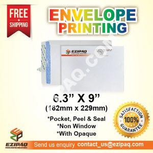 Envelope Printing 6.3″X9″ Pocket Peel & Seal