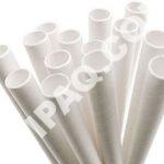 100pcs Biodegradable Food Grade Paper Drinking Straw