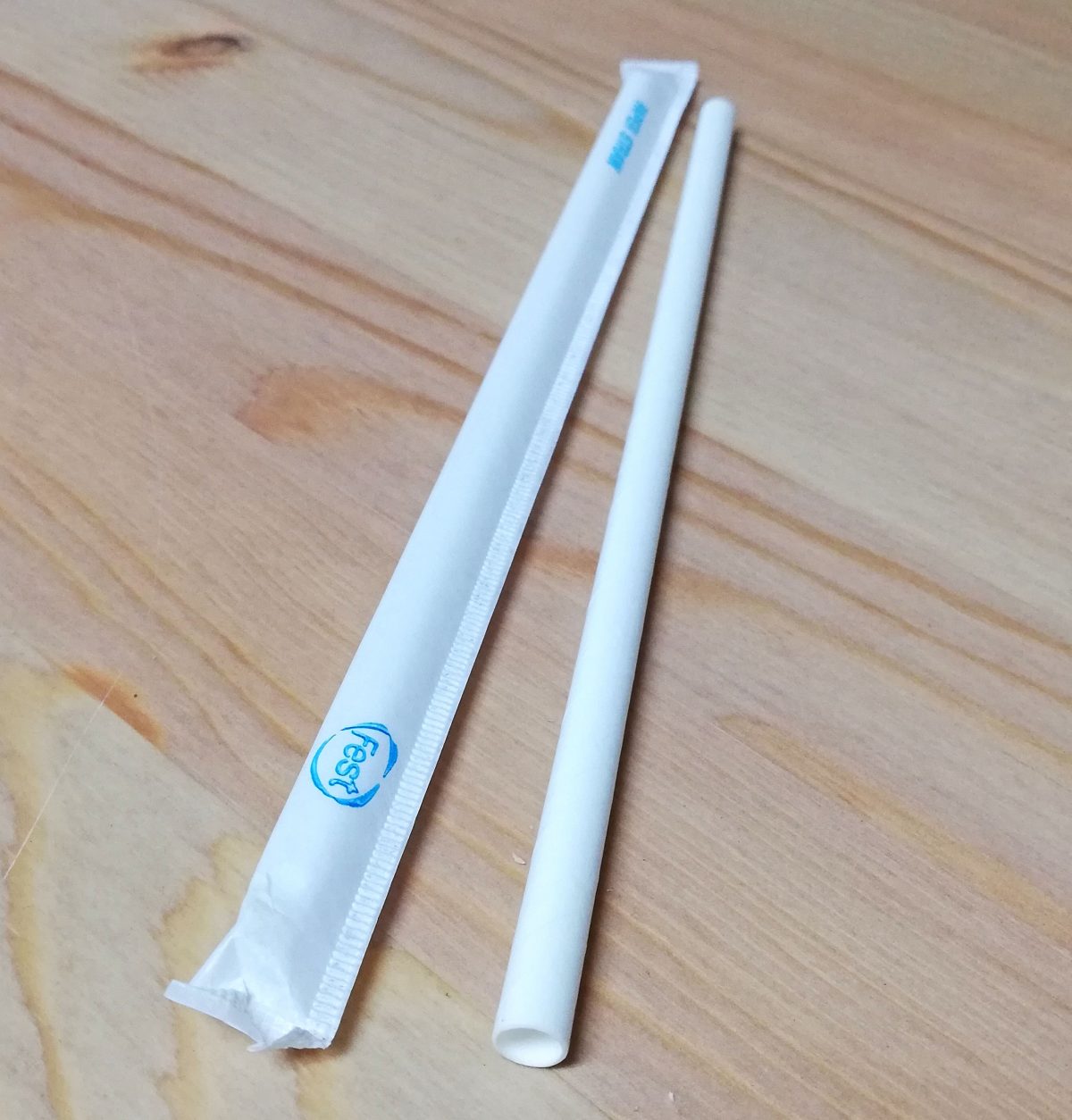 100pcs Biodegradable Food Grade Paper Drinking Straw - Image 3